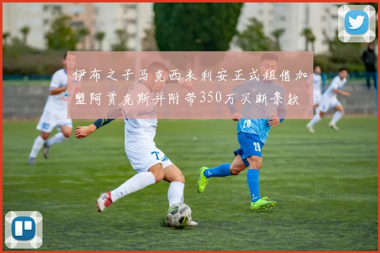 伊布之子马克西米利安正式租借加盟阿贾克斯并附带350万买断条款