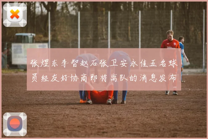 张煜东李智赵石张卫安永佳五名球员经友好协商即将离队的消息发布